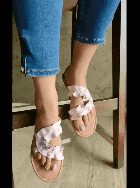 Light Pink Swirl Flats - cunei